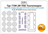 Typ 770K (W-150) Tourenwagen (ACE) - (Double sided) + wheels masks