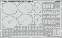 Sunderland Mk.III surface panels Italeri