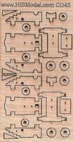 Guns carriage (CD45) - set 2pcs