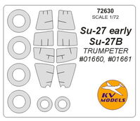 Su-27 early / Su-27B (TRUMPETER) + wheels masks - Image 1