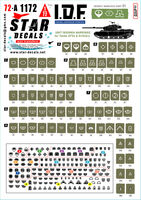IDF Generic Markings # 1 - Israeli Brigade / Unit Insignia Markings for Tanks and AFVs - Image 1
