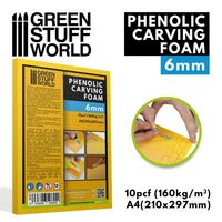 Phenolic Carving Foam 6mm - A4 size - Image 1