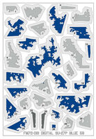 Digital Masks for Sukhoi Su-27P - “Blue 58” Ukranian Air Forces (Digital Camouflage for Trumepter kits) - Image 1