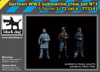 German WWII submarine crew set N1 (6 figures)