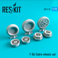 North American F-86 Sabre wheels set