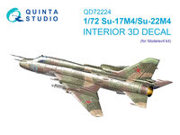 Su-17M4/Su-22M4 3D-Printed & coloured Interior on decal paper (Modelsvit) - Image 1