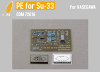 Cockpit PE for SU-33  (HASEGAWA)