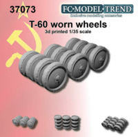 Worn wheels for T-60/SU-76