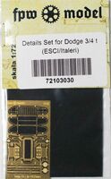 Zestaw waloryzacyjny do Dodge 3/4 t (ESCI/Italeri/Al.By) - Image 1