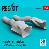 Rafale air intakes for Revell/Academy kit (3D Printing) - Image 1