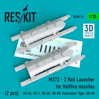 M272 - 2 Rail Launcher for Hellfire missiles (2 pcs) (AH-64, AH-1, UH-60, SH-60, Eurocopter Tiger, OH-58) - Image 1