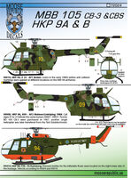 MBB Bo-105 CB3 / CBS (HKP 9A/B) Decals