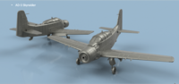 AD-5 Skyraider unfolded wings (5 planes) - Image 1