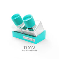 Anti-Toppling Adhesive Bottle Base (2 Bottle Position Green) - Image 1
