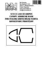 JAS-39 Gripen Canopy Airbrush Mask For Italeri/Airfix/Blek/Tamiya/Kovozvody Prostjov - Image 1