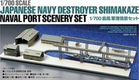 Japanese Navy Destroyer Shimakaze Naval Port Scenery Set