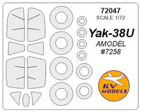 Yak-38U (AMODEL) + wheels masks