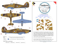 Hawker Hurricane Mk.I - Tropical Pattern A Camouflage pattern paint masks - Image 1