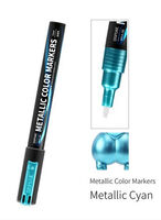 MKA-06 Super Metallic Color Marker Cyan