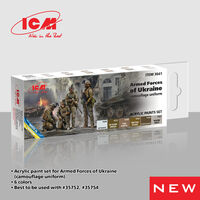 3041 Armed Forces Of Ukraine Camouflage Uniform - Acrylic Paints Set