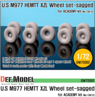 M977 HEMTT "XZL" Sagged Wheel set (for Academy 1/72)