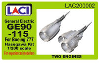 General Electric GE 90-115 for Hasegawa Boeing 777 300 kit (2 engines in box) - Image 1