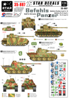 Befehls-Panzers. Bef-Panther  A and G, Bef-Pz IV J, PzKpfw IV  H - Image 1