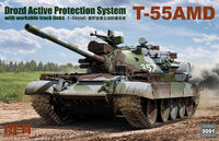 T-55AMD Drozd Active Protection System (With Workable Track Links) - Image 1