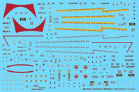 Stencils and markings Dassault Mirage F.1 B / C / CR / CT - Image 1