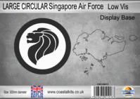 Circular Display Base Singapore Air Force Low Vis 300mm