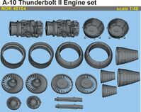 Fairchild A-10 A/B/C Thunderbolt II - engine set (designed to be used with Hobby Boss kits) - Image 1