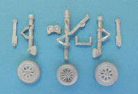 Lockheed T-33 / F-80 / P-80 - Landing Gear (especcially for Platz, but also for Sword and Heller kits) - Image 1