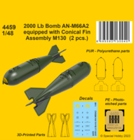 2000 Lb Bomb AN-M66A2 equipped with Conical Fin Assembly M130 2 szt - Image 1