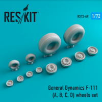 General Dynamics F-111 (A, B, C, D)  wheels set - Image 1