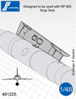 CRP 37 Pylon for RP 825 Fuel Tank dtbu with Mirage IIIBS/ DS; BJ; Cheetah D - Image 1