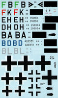 HeinkelHe-219 Decals (6 schemes)