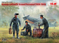 Icm Icm48085 Personnel au sol de l'armée de l'air allemande 1939-1945 1/48 