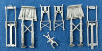 Heinkel He-111 - Landing Gear (designed to be used with Monogram and Revell kits) - Image 1