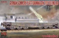 Schwerer Plattformwagen Type SSyms 80 - Image 1