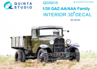 GAZ-AA/ AAA family 3D-Printed and coloured Interior on decal paper - Image 1