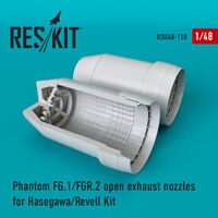 Phantom (FG.1/FGR.2) open exhaust nozzles for Hasegawa/Revell Kit - Image 1