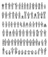 20th Century Civil Ship Passengers And Crew