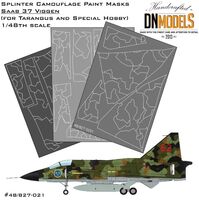 Splinter Camo Paint Mask Set Saab 37 Viggen - Image 1