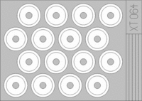 M-3A Stuart wheel mask ACADEMY - Image 1