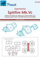 Canopy mask for Spitfire Mk.Vc Airfix