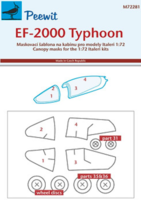 Canopy mask for EF-2000 Typhoon Italeri - Image 1