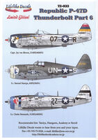 Republic P-47 D Thunderbolt Part 6 (3 schemes)