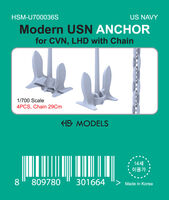 US Navy Modern Anchor for CVN and LHD with Chain - Image 1
