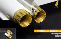 Exhaust nozzles for EF-2000 (HASEGAWA) NEW - Image 1