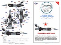 Lockheed-Martin F-16 C Fighting Falcon - Aggressor Splinter Black/Gray camouflage pattern paint masks - Image 1